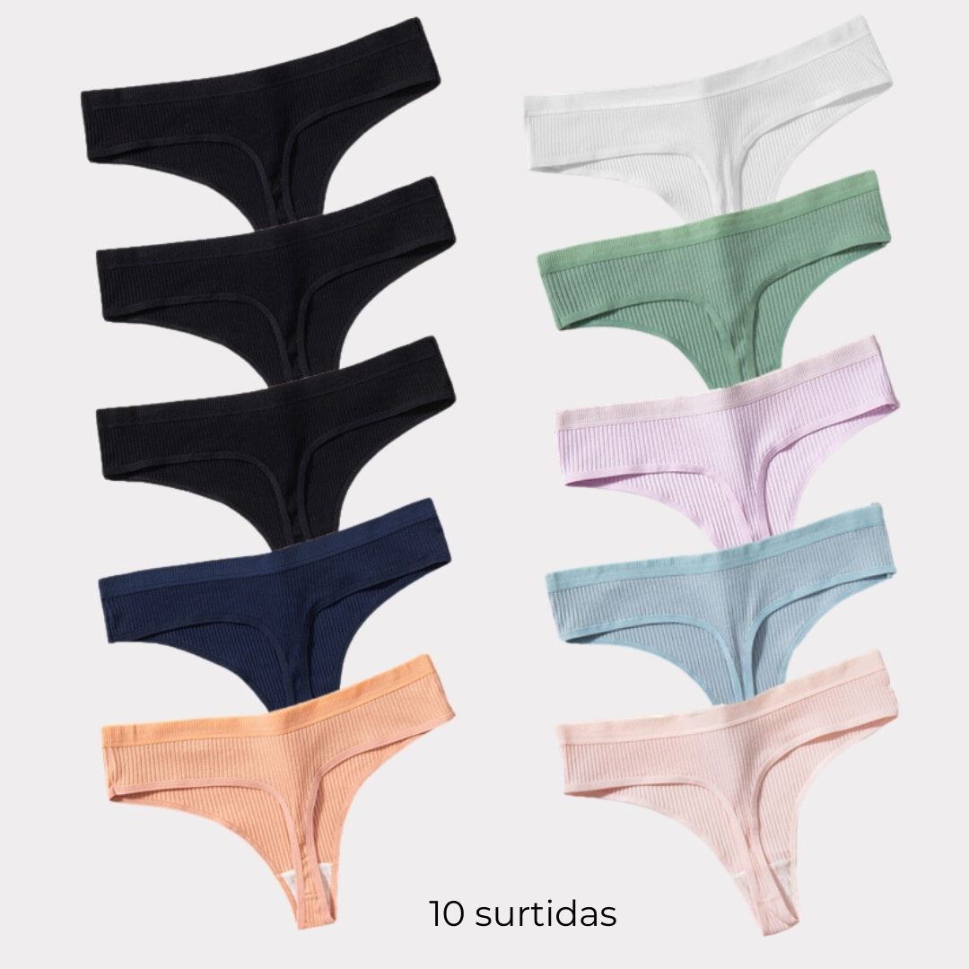 Tanga CottonConfort [Antibacteriana] – Lleva 10, Paga 5