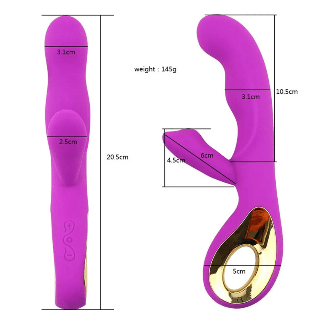Vibrador Rabbit Magic – 10 velocidades – Recargable por USB