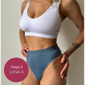 Tanga Alta FlexiFit – Lleva 6, Paga 3