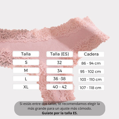 Tanga CottonLace [Antibacteriana] – Lleva 8, Paga 4