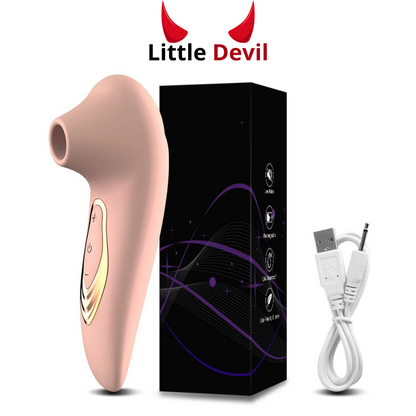 Vibrador Portátil con Succión – Little Devil [Recargable]